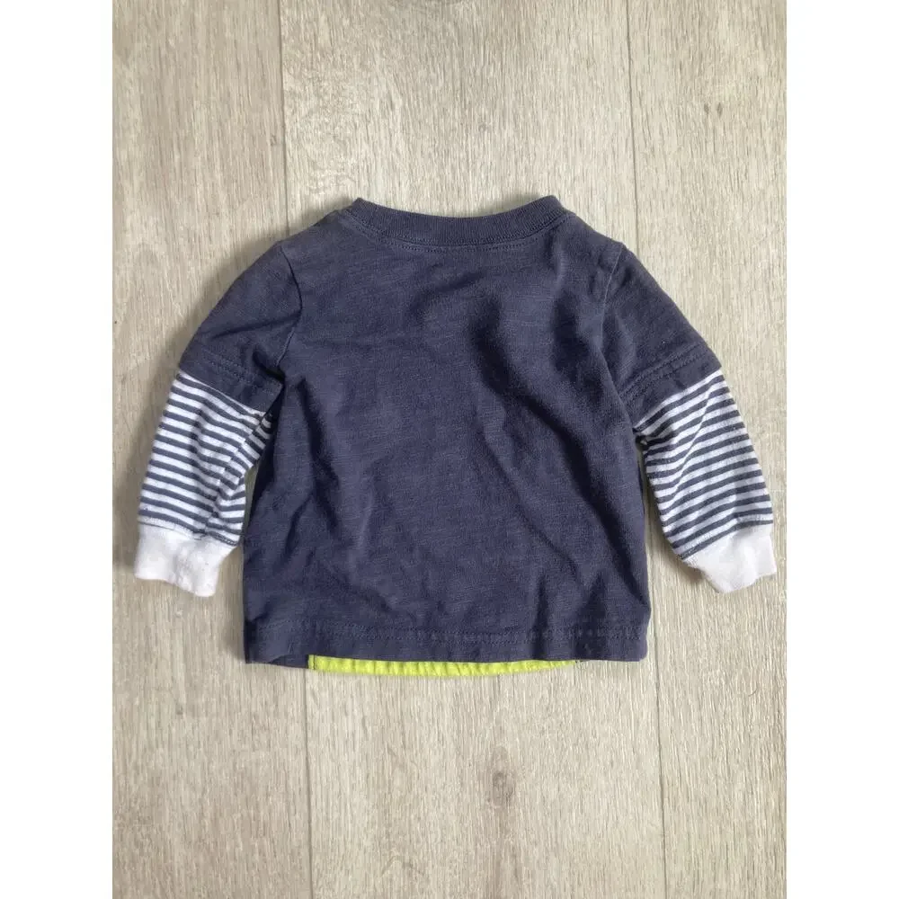 Carter’s Little Green Monster Pullover Top, Size 3M